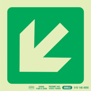 Directional Arrow Down and Left