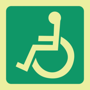 Wheelchair Sign (19x19cm)